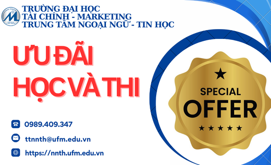 THÔNG BÁO Về chương trình ưu đãi “VSTEP Combo”